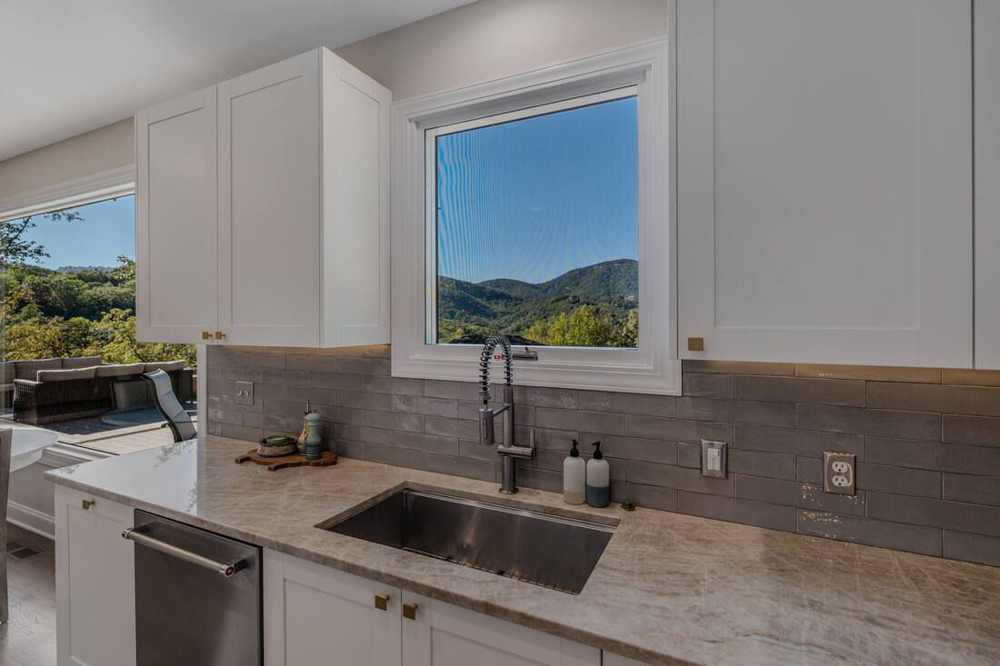 New casement over the sink